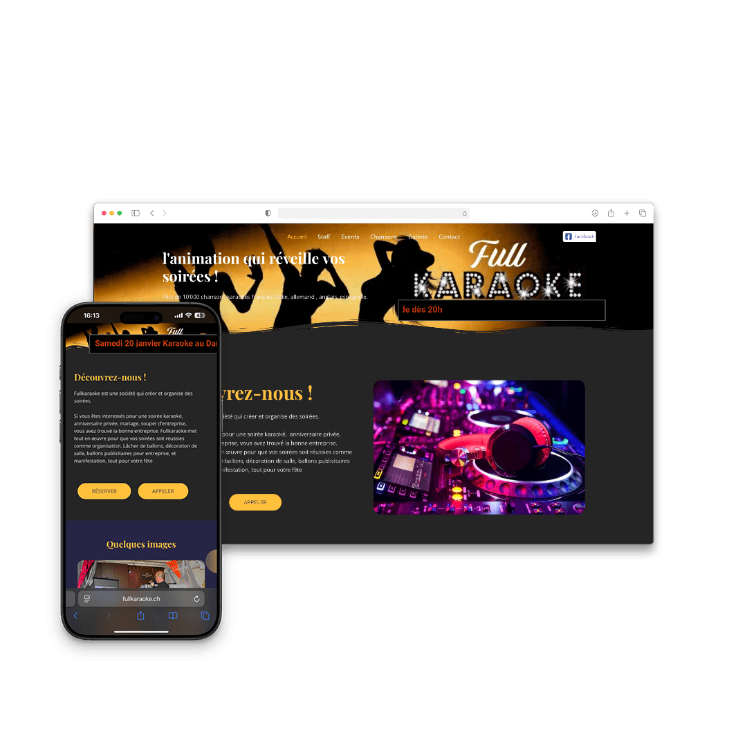 Aperçu du projet Fullkaraoke