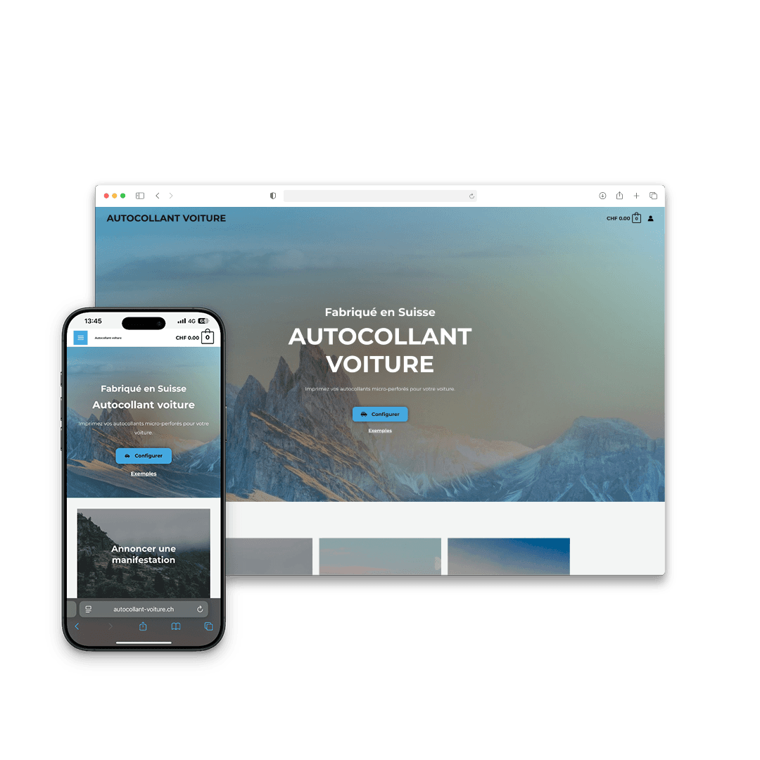 Aperçu du projet Autocollant-voiture