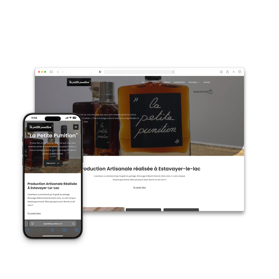 La Petite Punition — Site e-commerce